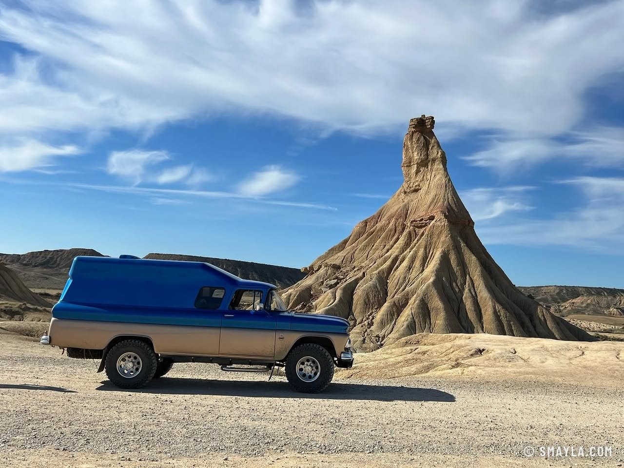 Le C30 devant Castil de Tierra