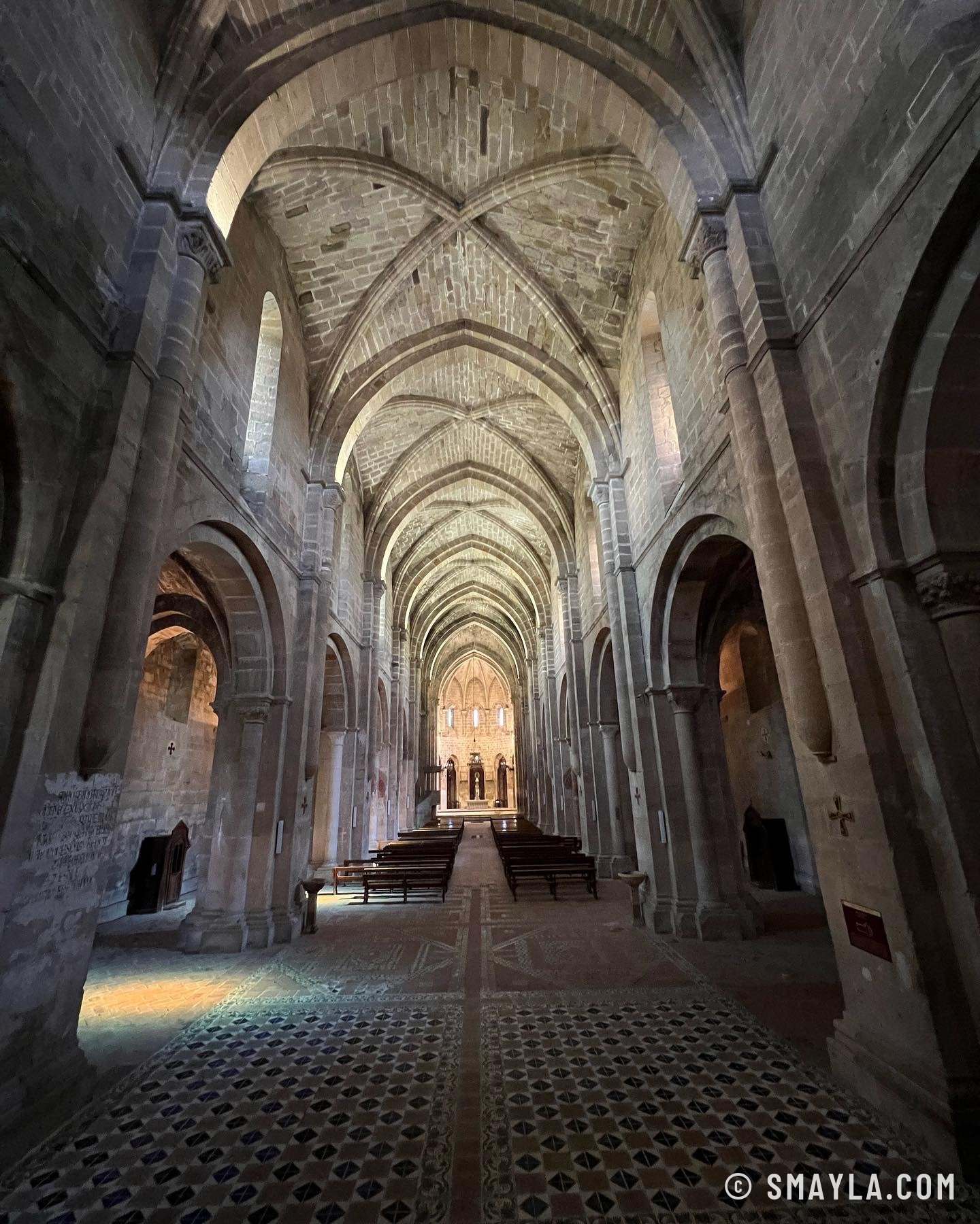 La nef du monastère de Veruela