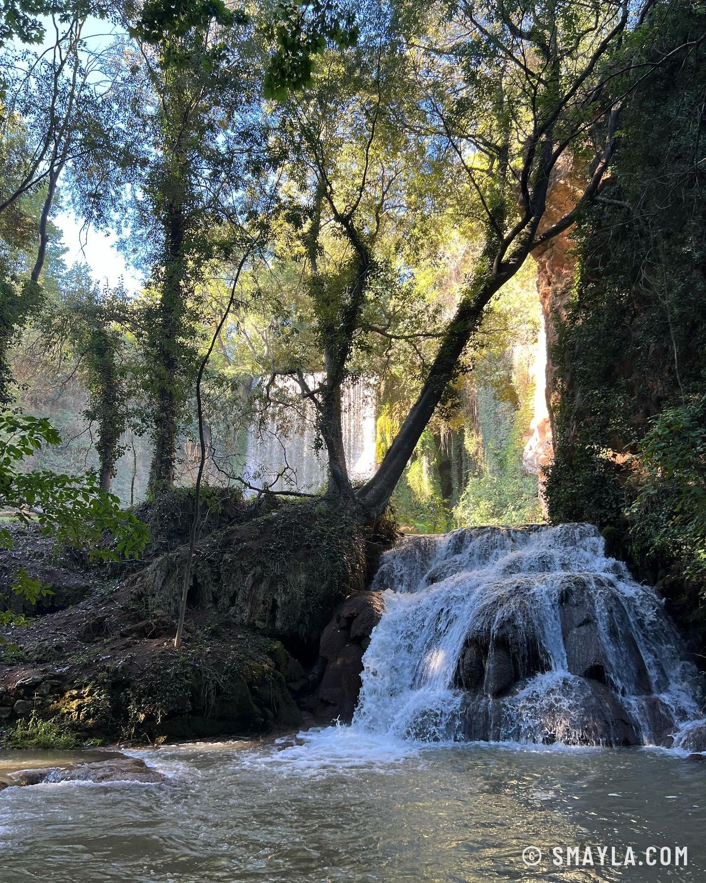 Une cascade du Monasterio de Piedra