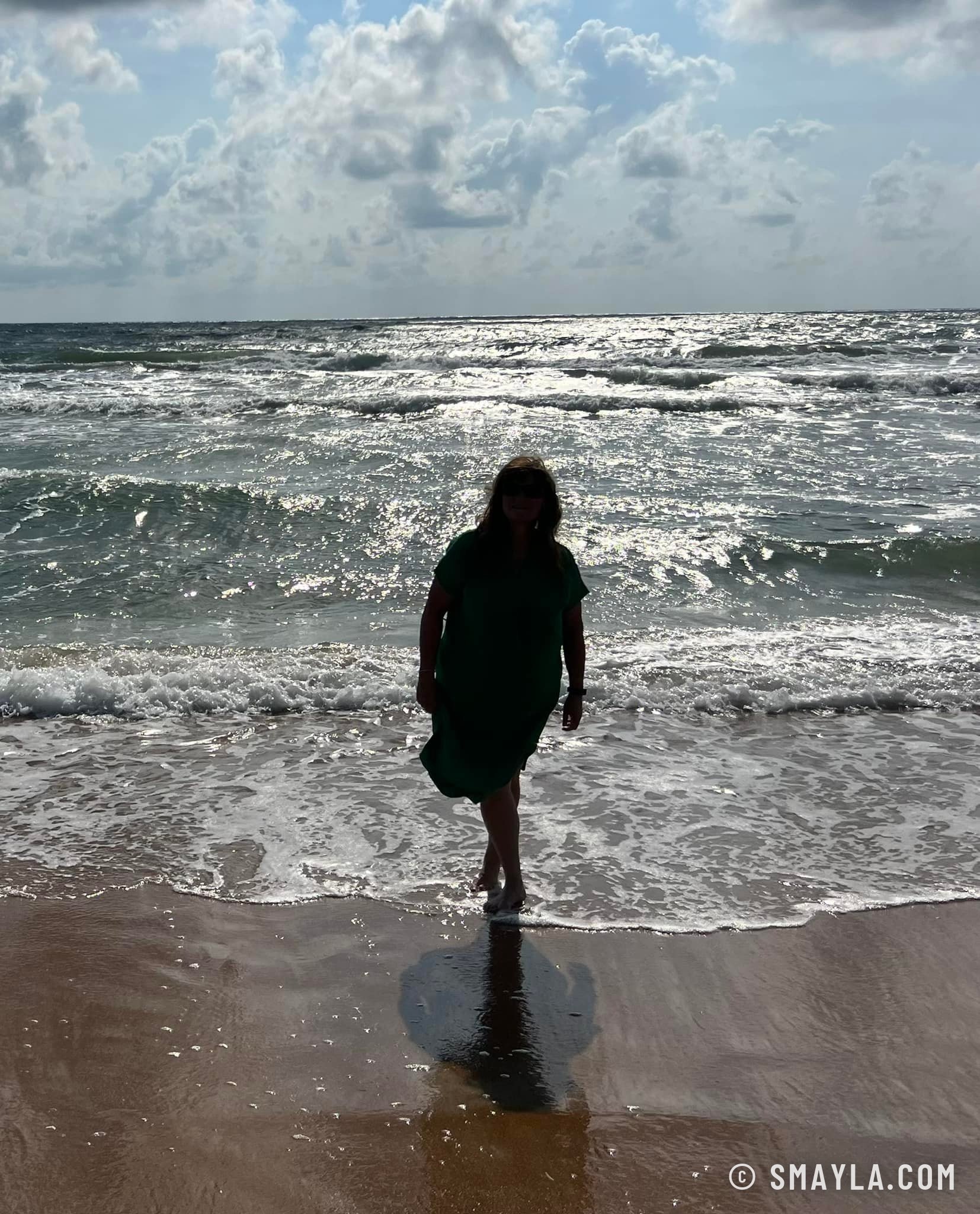 Emmanuelle dans les vagues de Daytona
