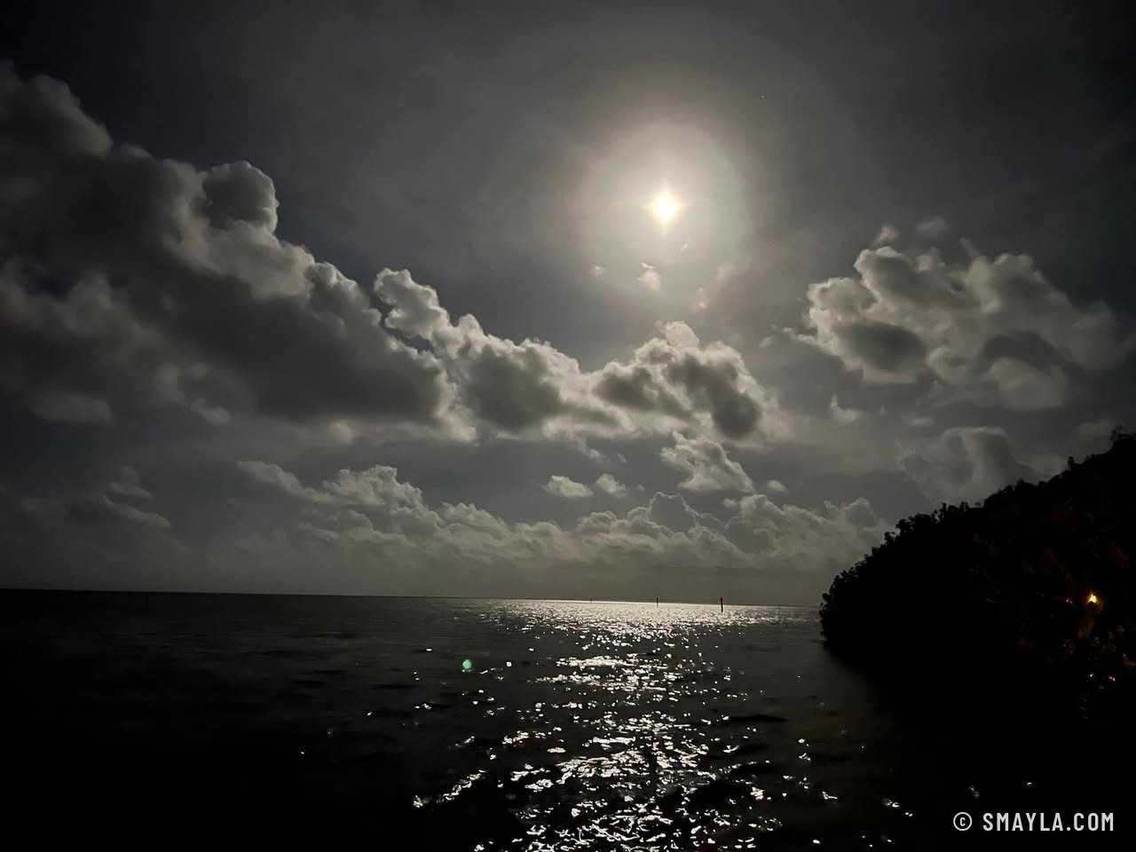 La lune sur Islamorada