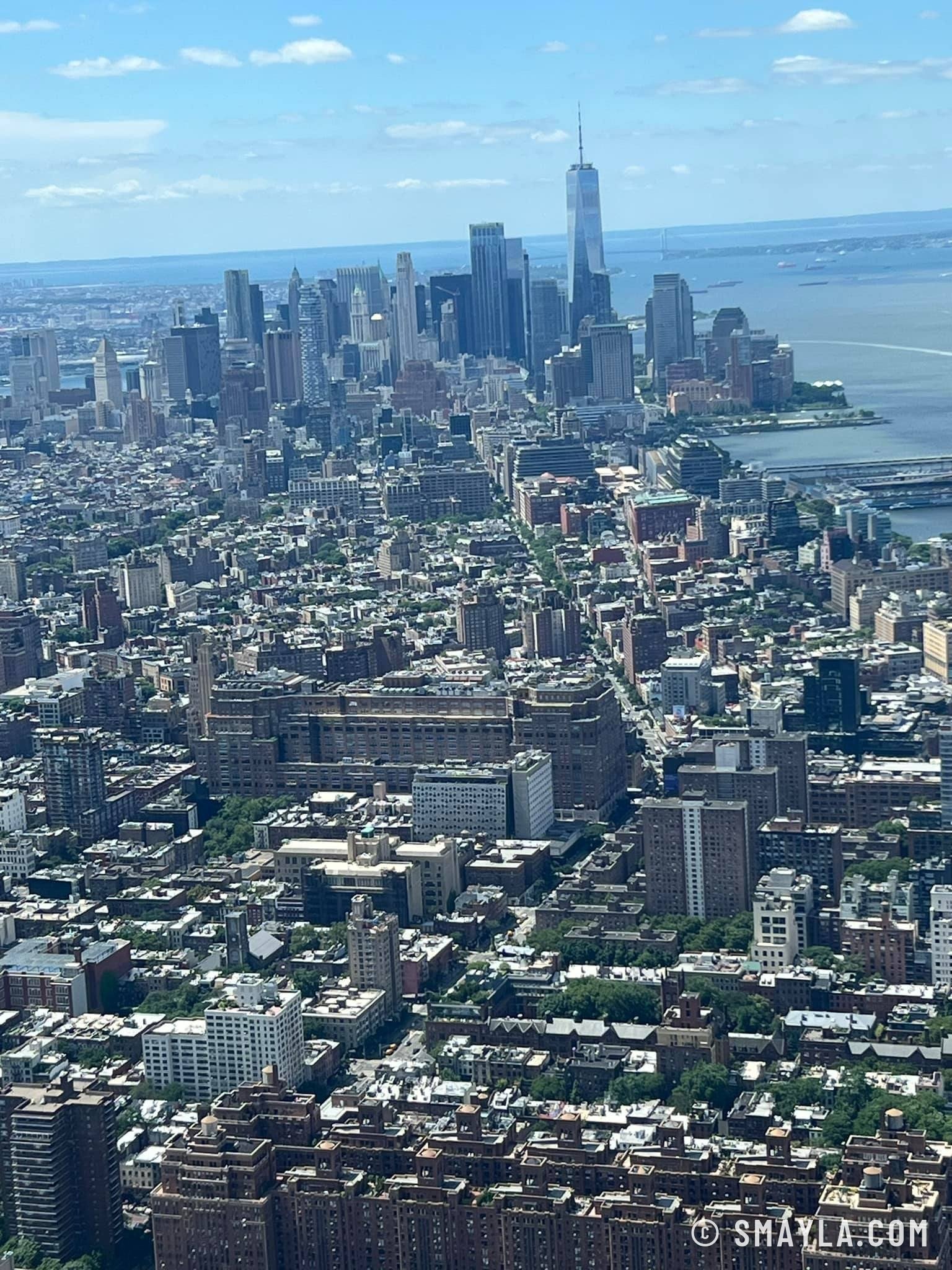 Manhattan depuis le sommet de l'Edge