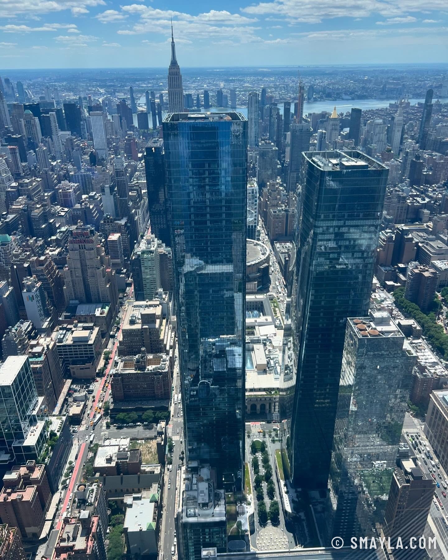 Les tours de Midtown vues d'en haut