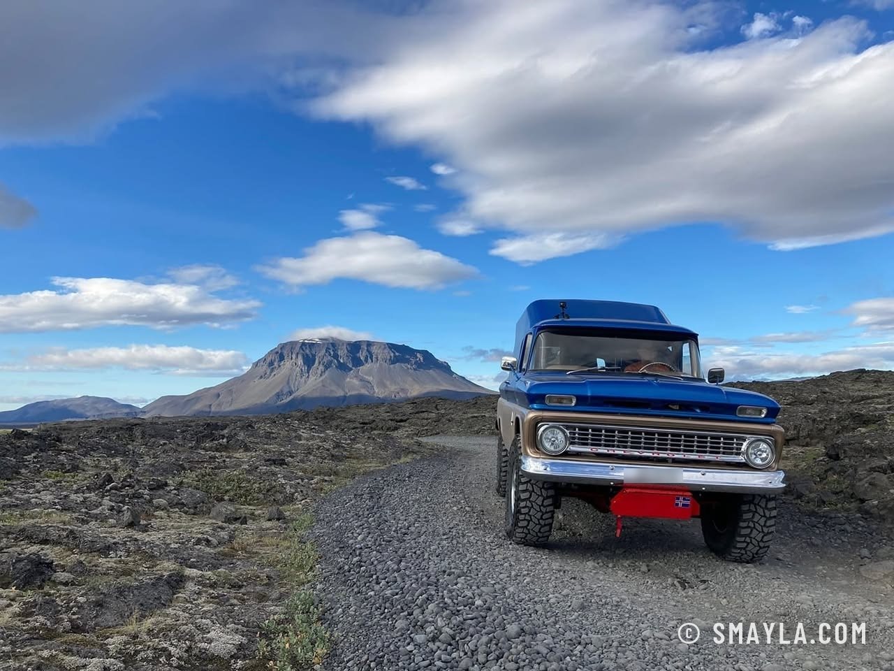 Islande 2021, six semaines en Chevrolet C30