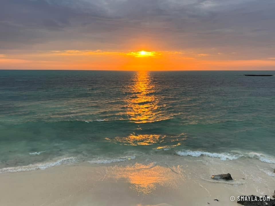 Le soleil se couche sur le canal du Mozambique