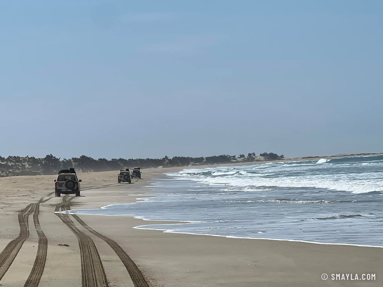 Plage sauvage du sud