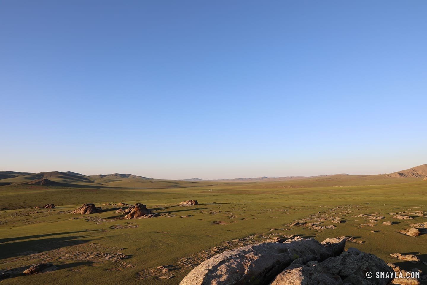 La steppe à perte de vue