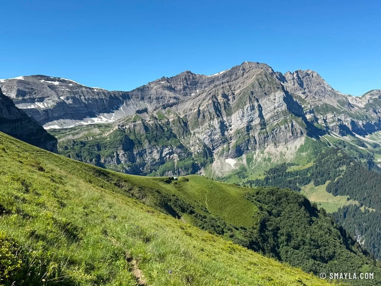 View of the Dents du Midi
