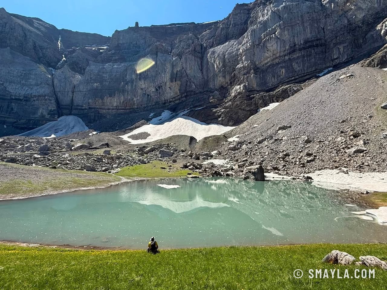 Lac sous les parois