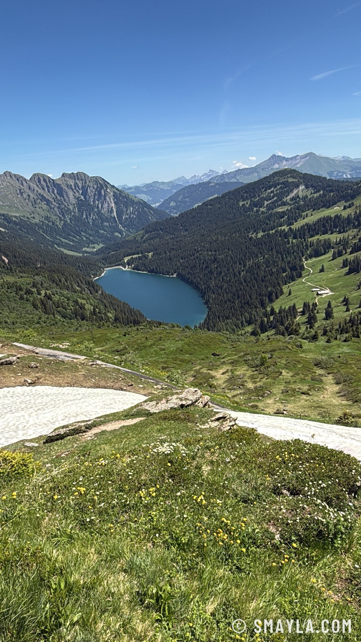 Lac vu d'en haut