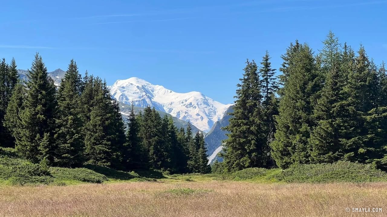 Le Mont-Blanc depuis l'Arpille