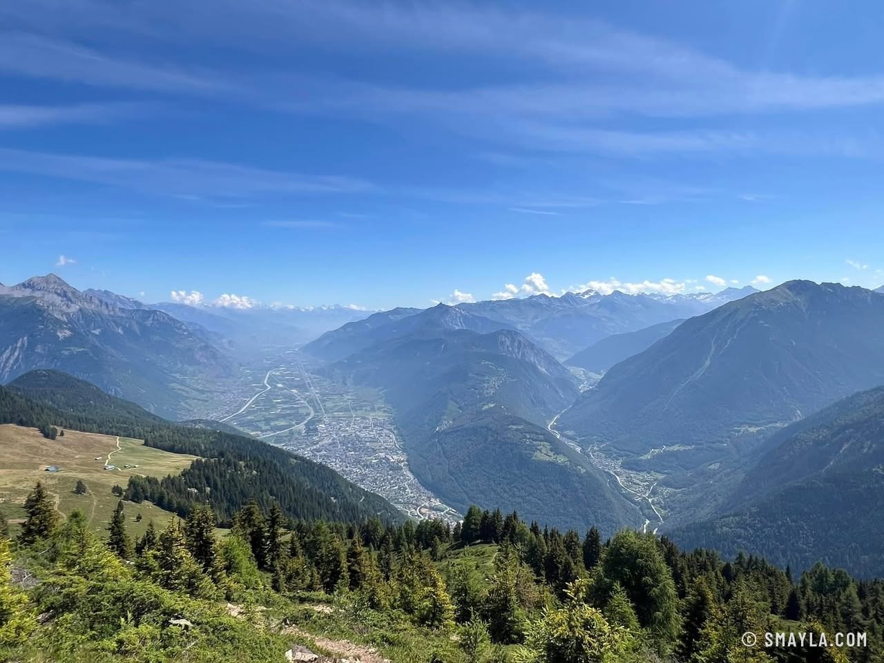 Martigny et la vallée du Rhône