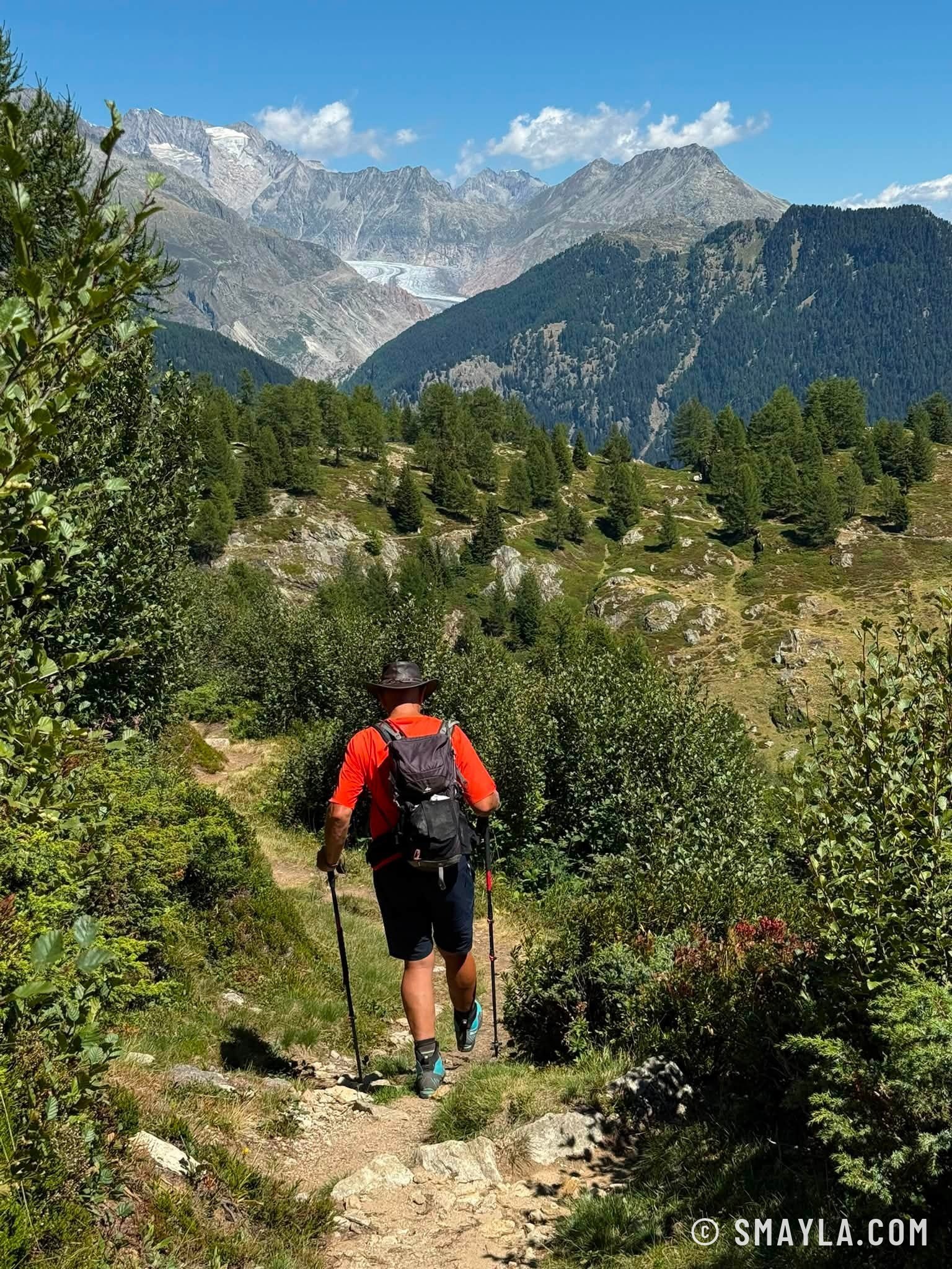 Christian dans la descente