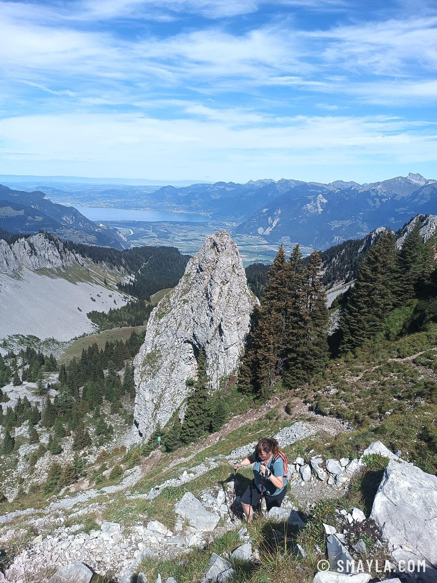 Emmanuelle dans la grimpée
