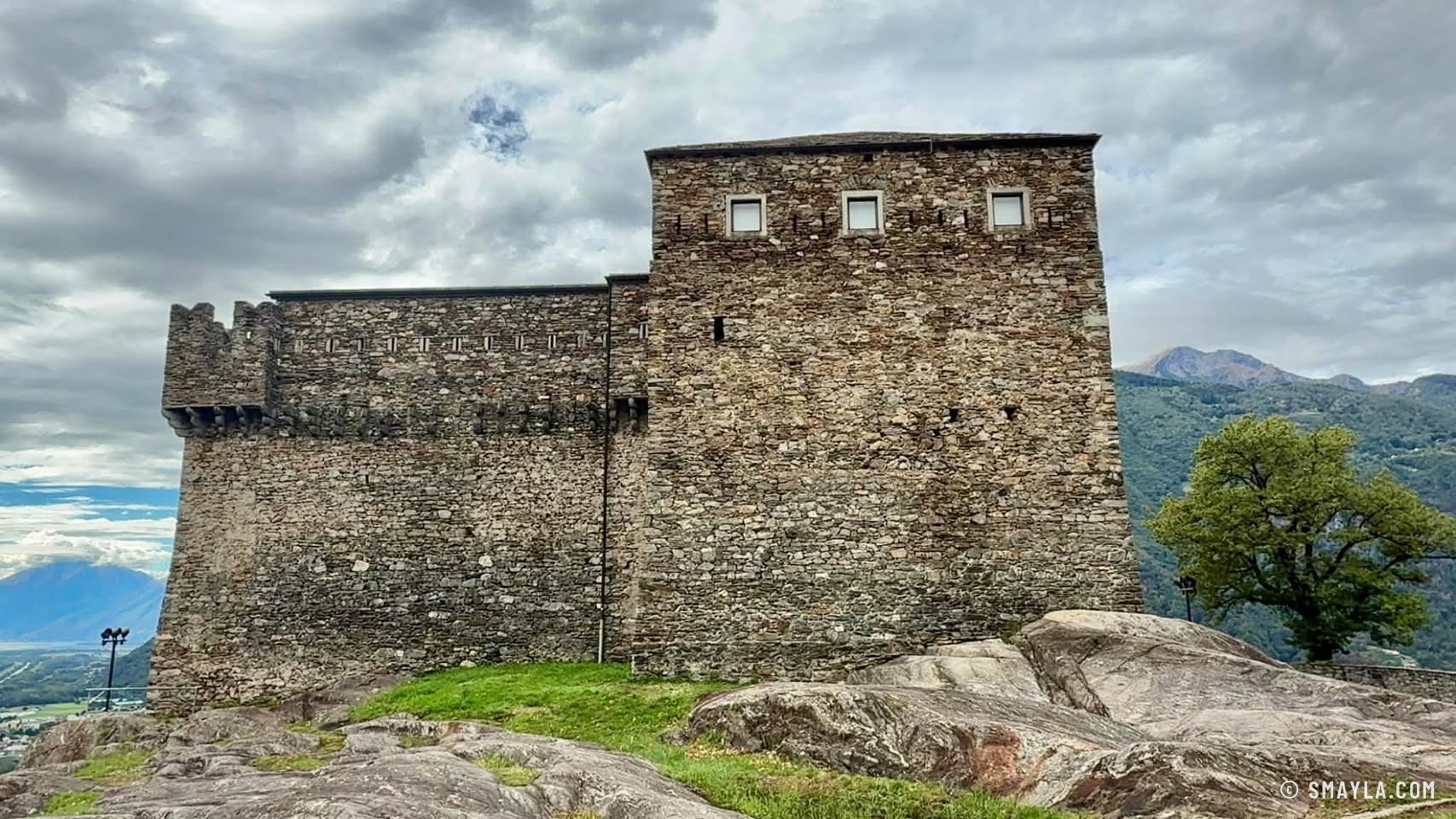 Die Burg Sasso Corbaro