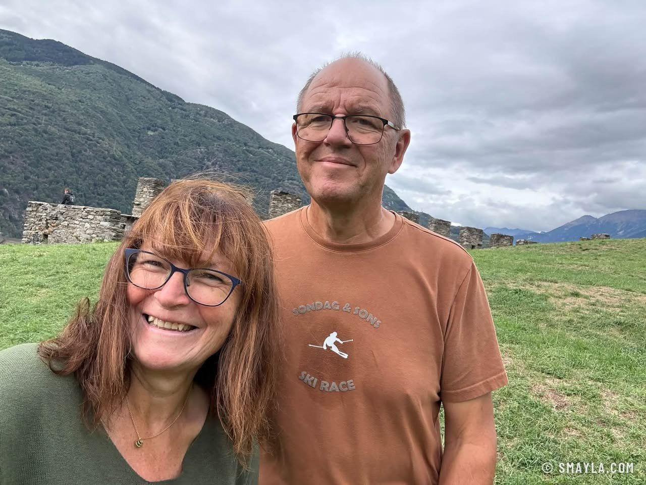 Emmanuelle und Christian in Bellinzona