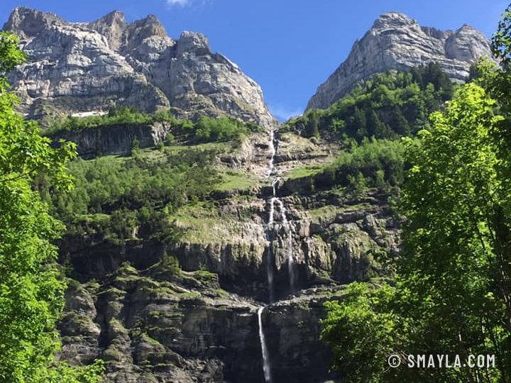 La grande cascade dans la paroi