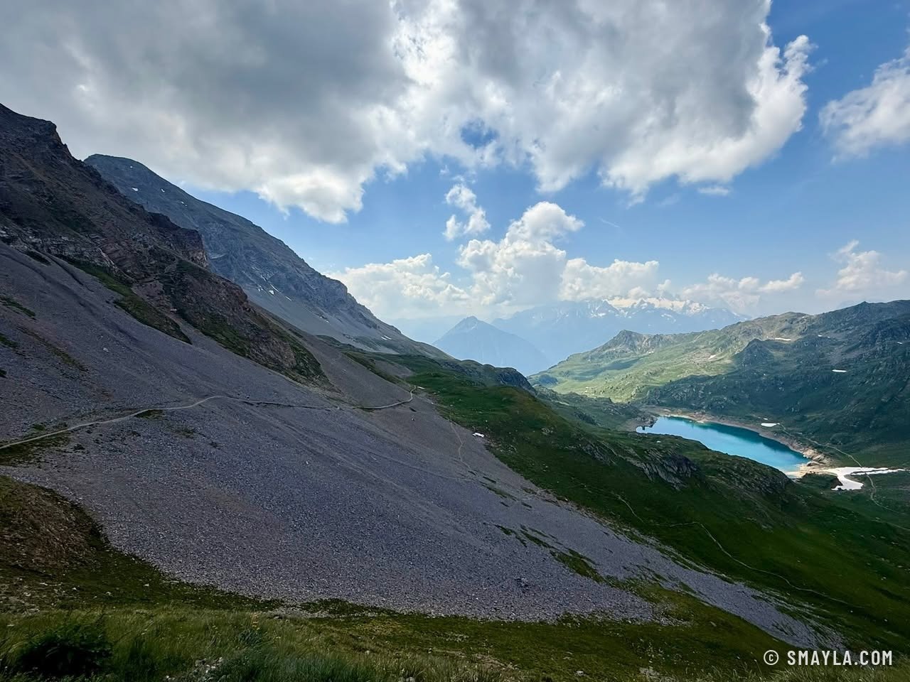 Combe et lac de Fully