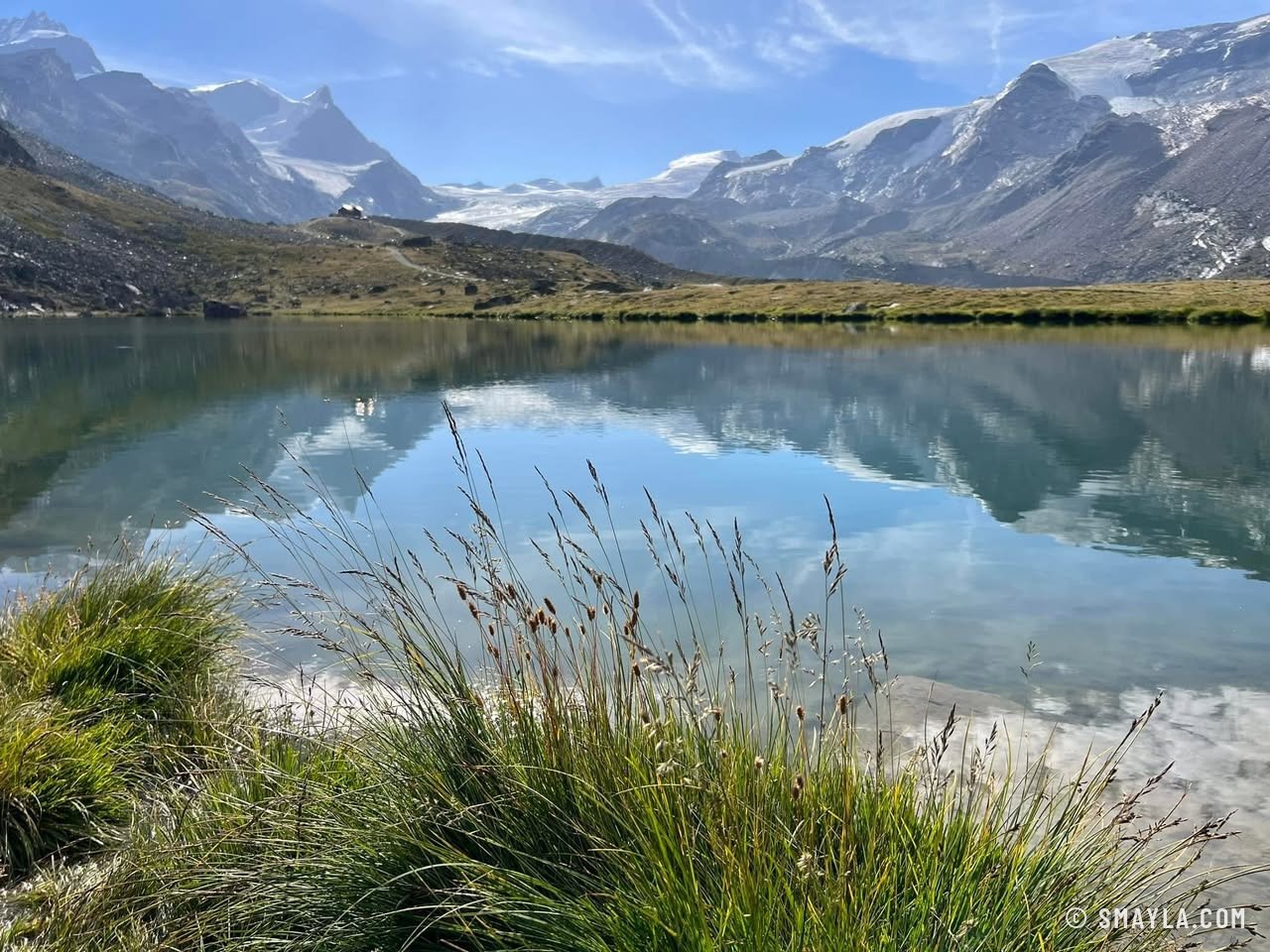 The Stellisee and the Fluhalp