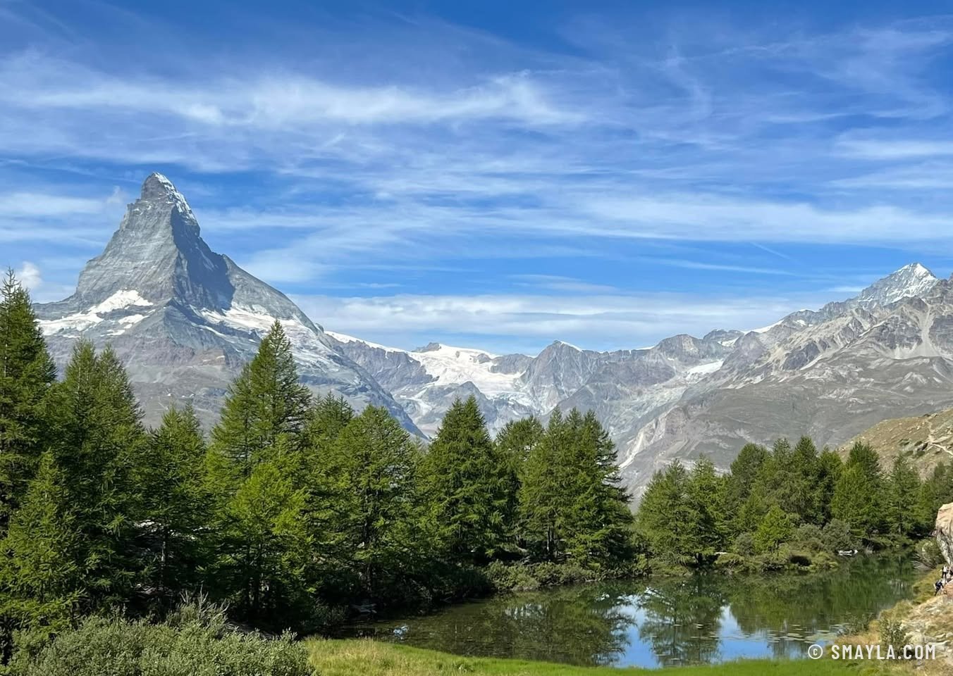 The Grindjisee and the Matterhorn