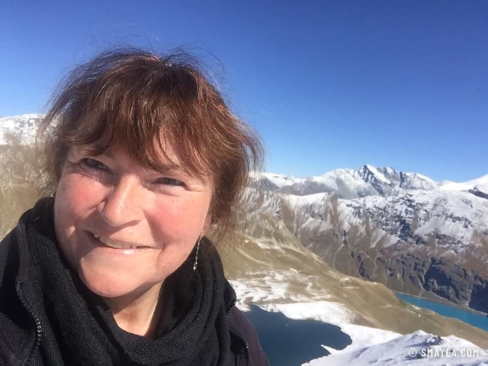 Emmanuelle au col de Torrent