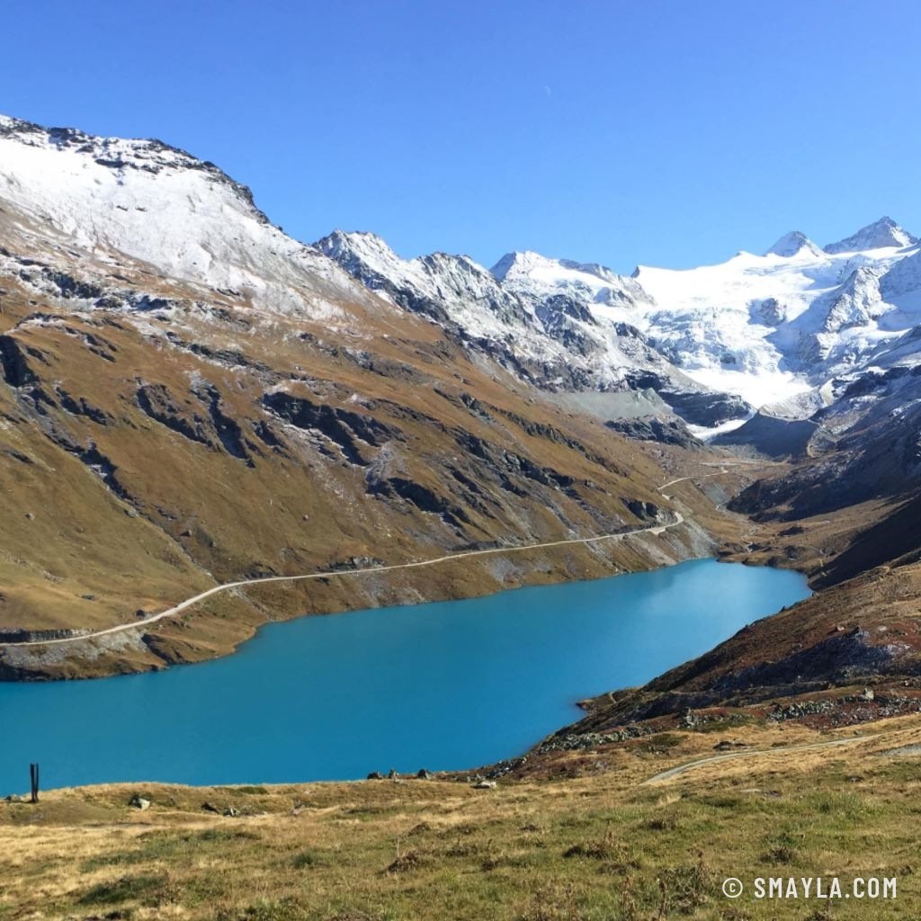 Le lac de Moiry turquoise