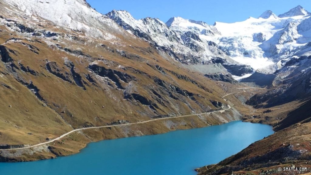 Le lac de Moiry turquoise