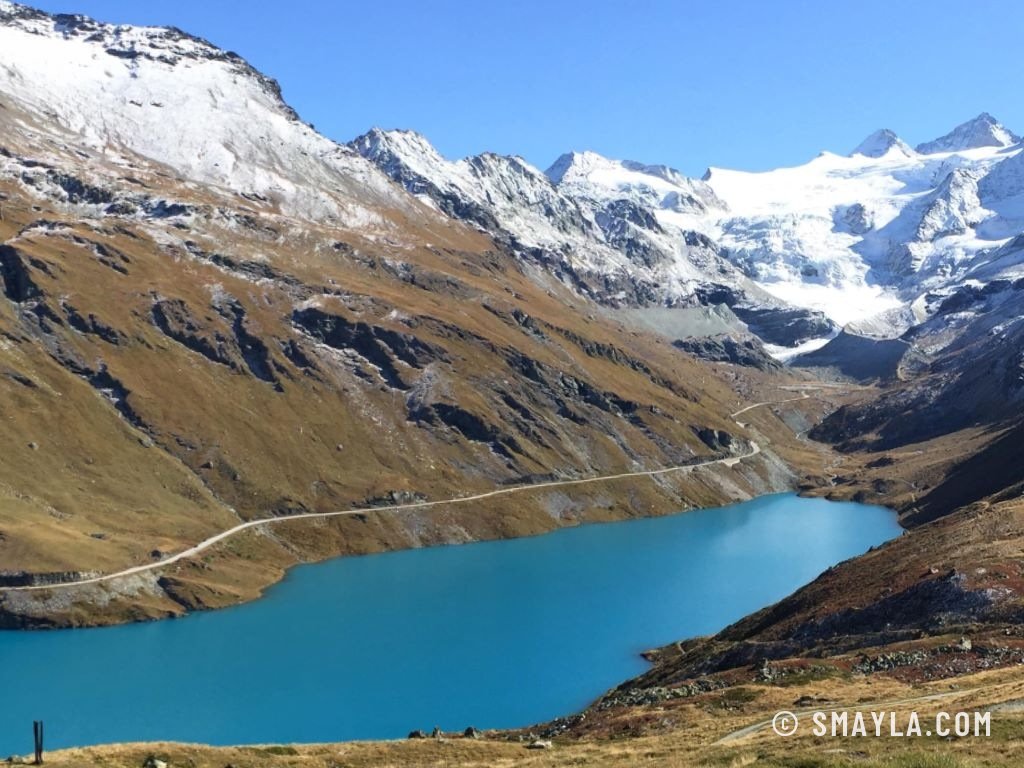 Le lac de Moiry turquoise
