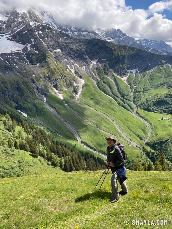 Christian dans la descente