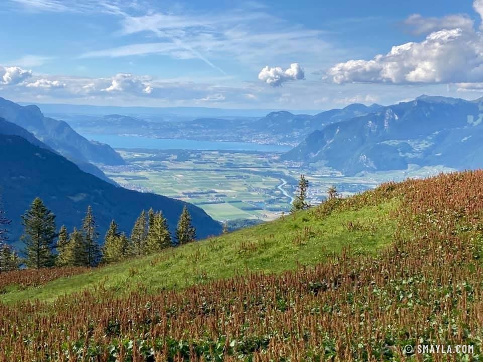 La plaine du Rhône et le Léman