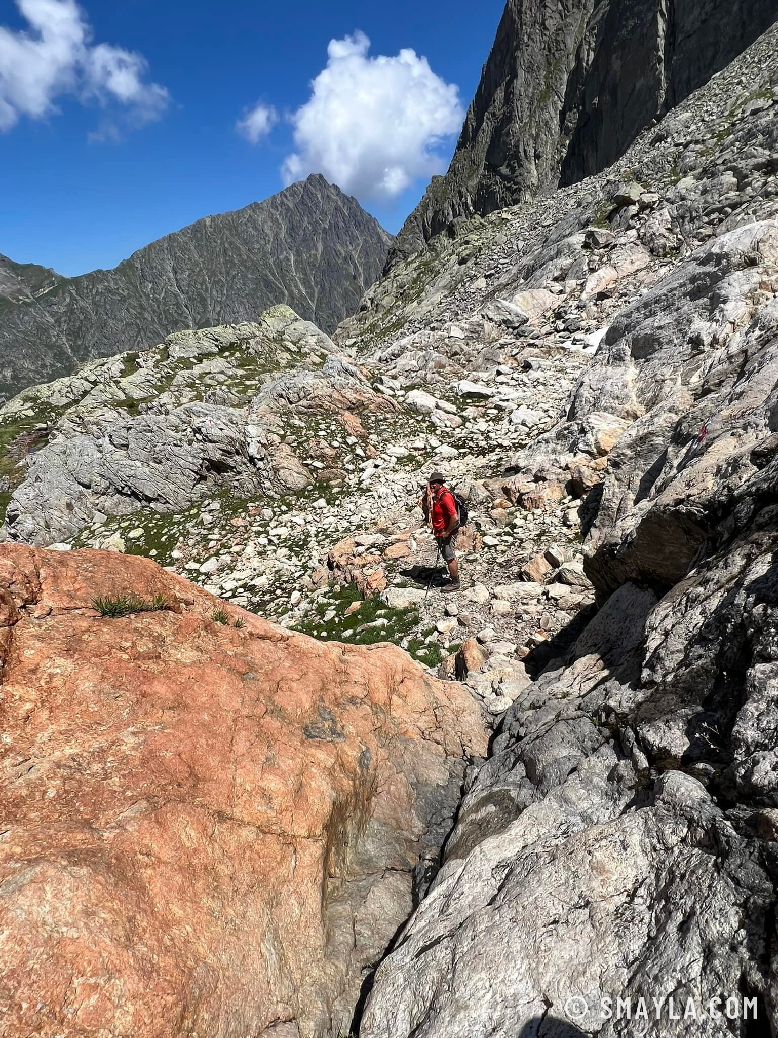 Pierriers sous les aiguilles