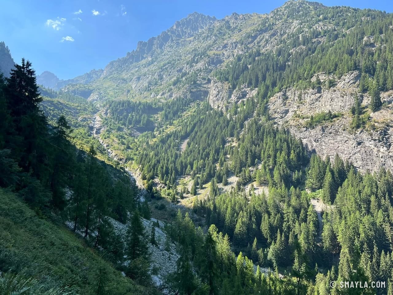 La descente d'Emaney