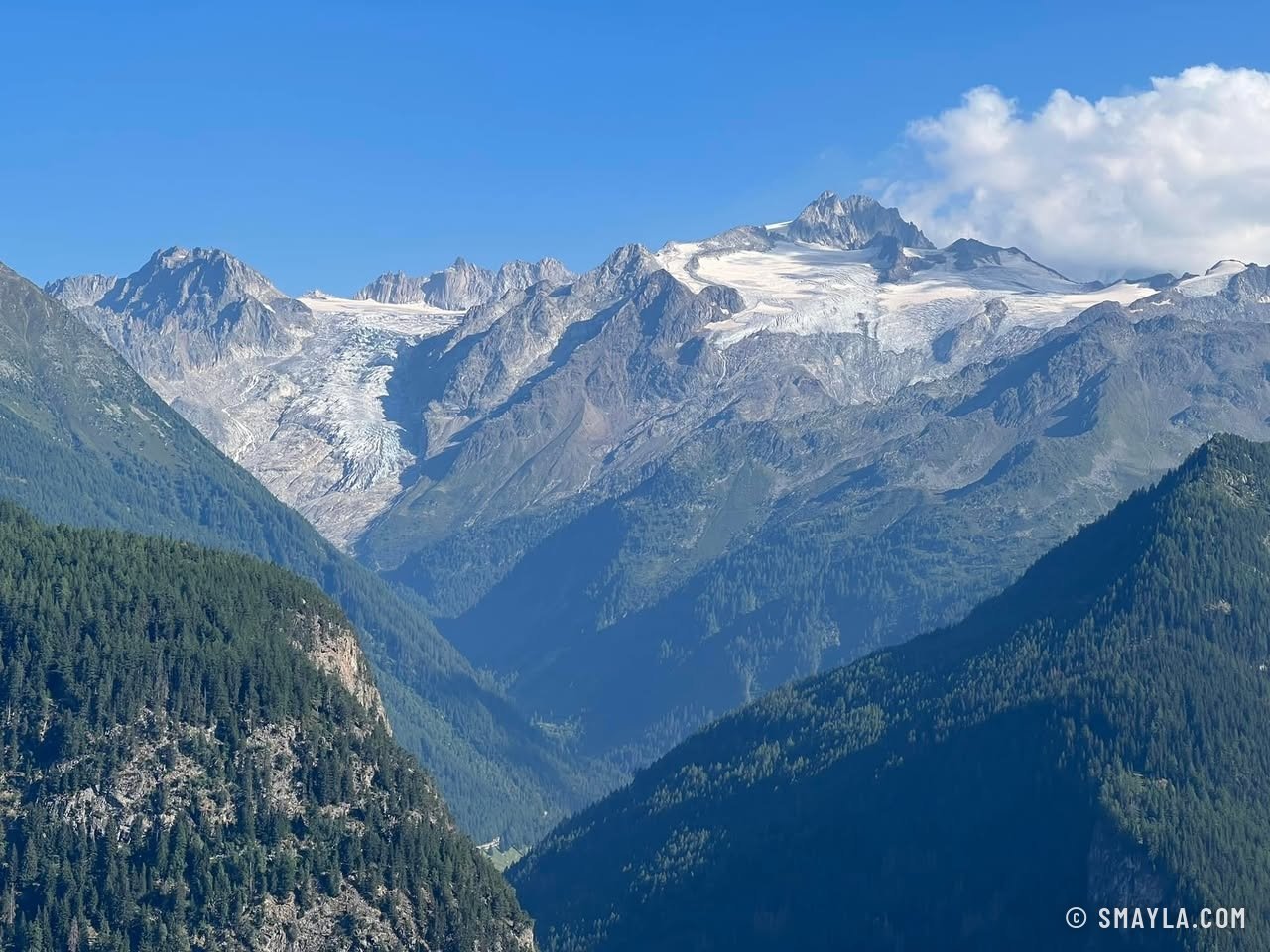 Glaciers qui reculent