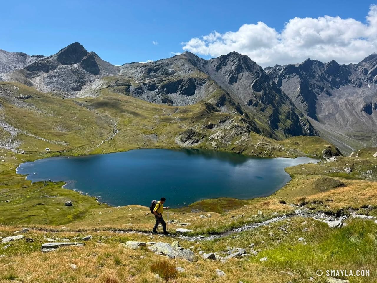Christian über dem See