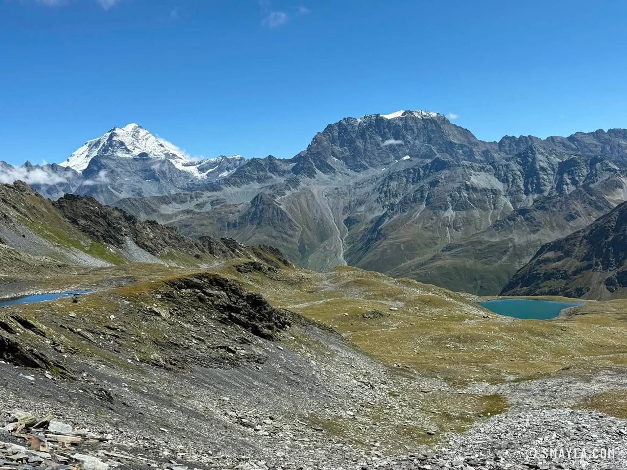 Grand Combin und Seen