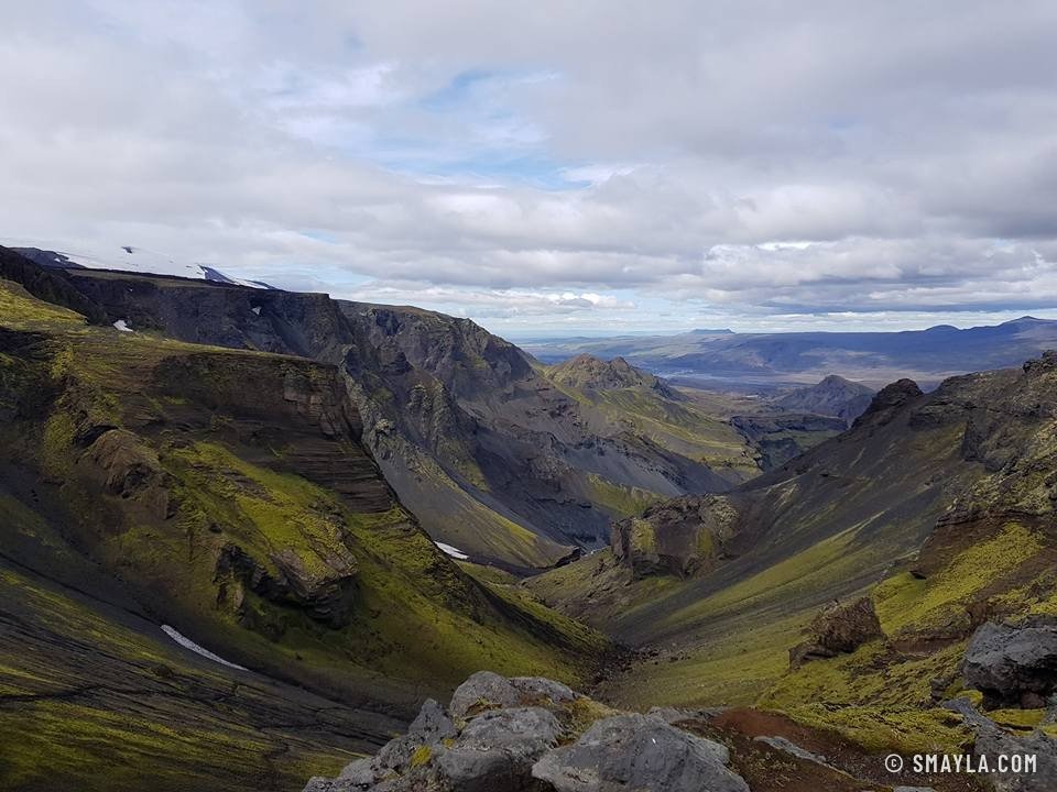 Ein Gletschertal unten