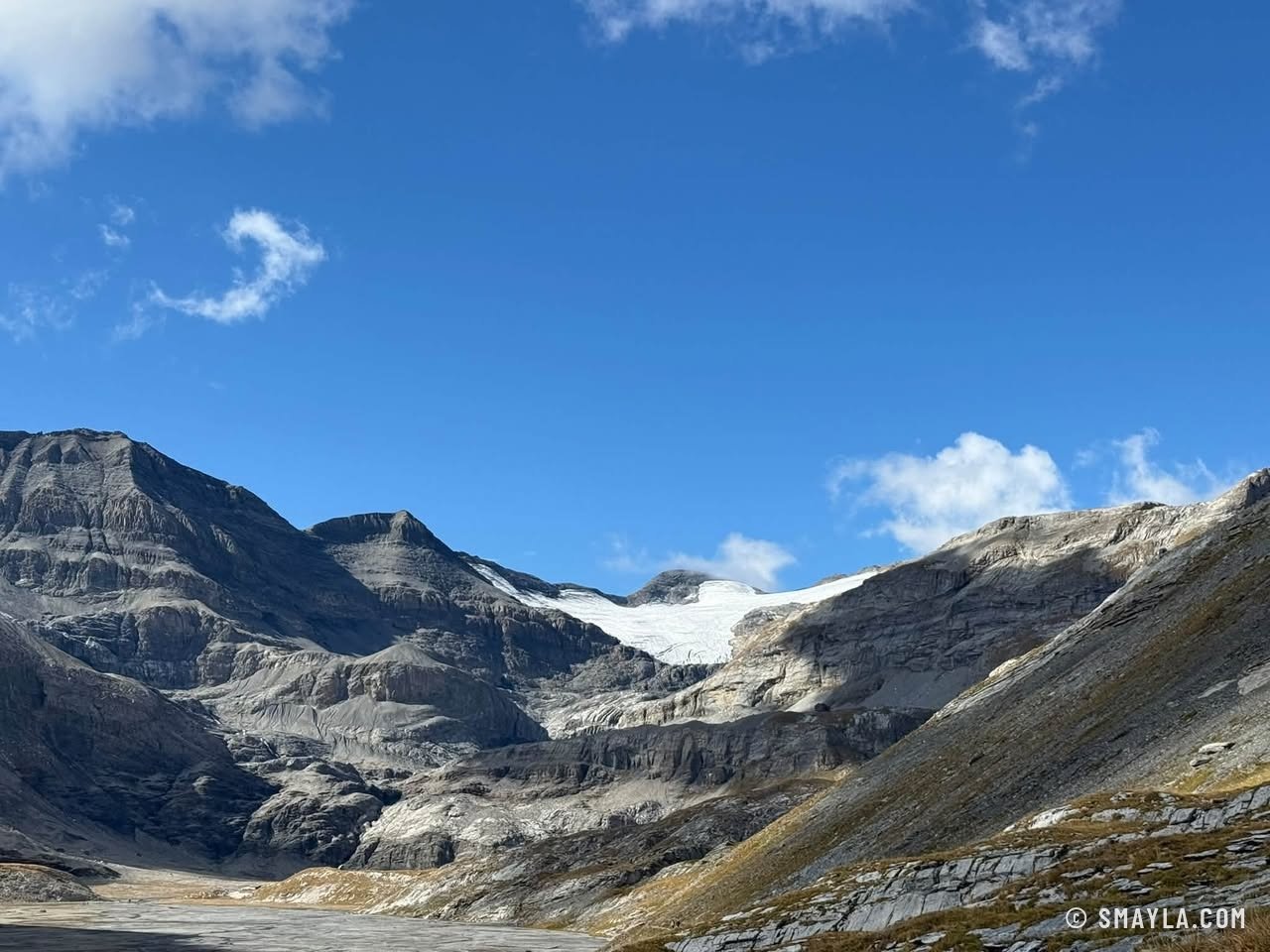 Glacier au-dessus du plateau