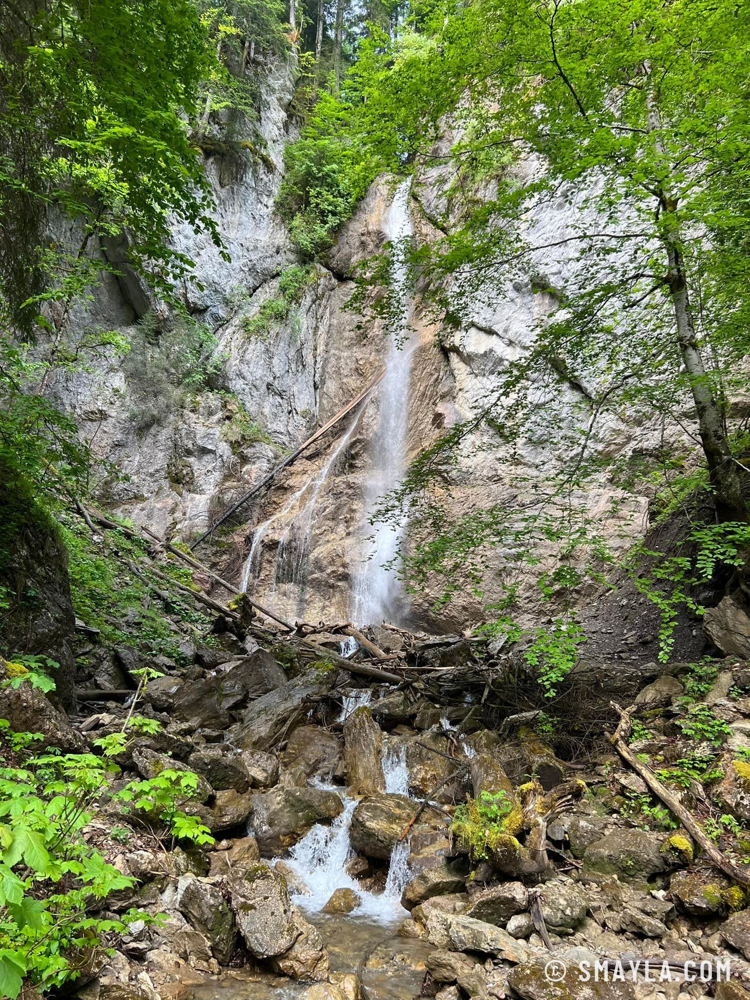 Jolie chute au départ