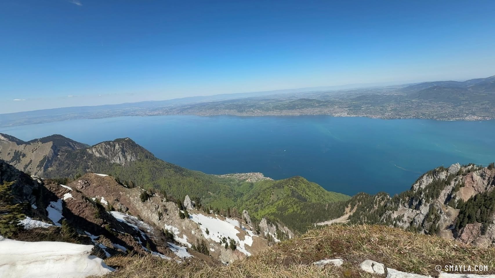 Lake Geneva from the Grammont