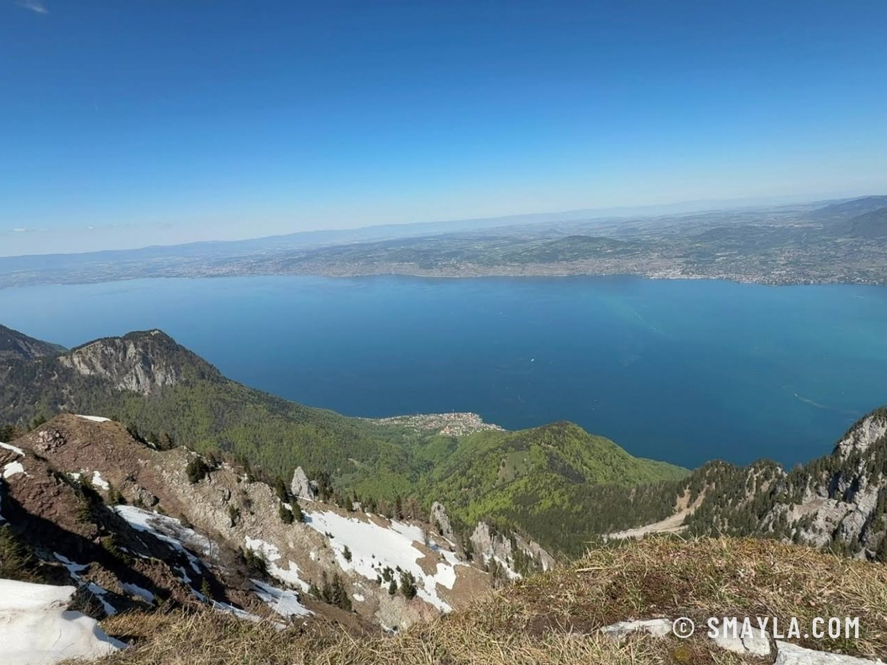 Le Léman depuis le Grammont