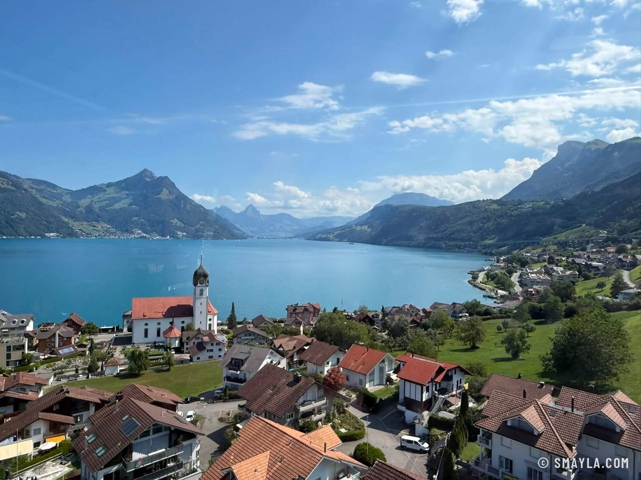Beckenried au bord du lac