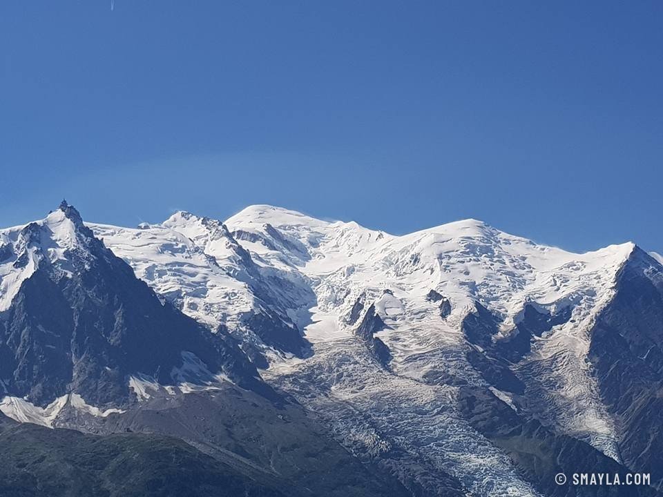 Le Mont-Blanc et ses glaciers