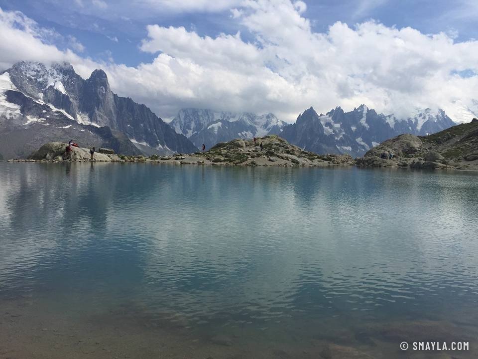 Le lac Blanc face aux aiguilles