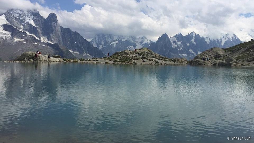 Le lac Blanc face aux aiguilles