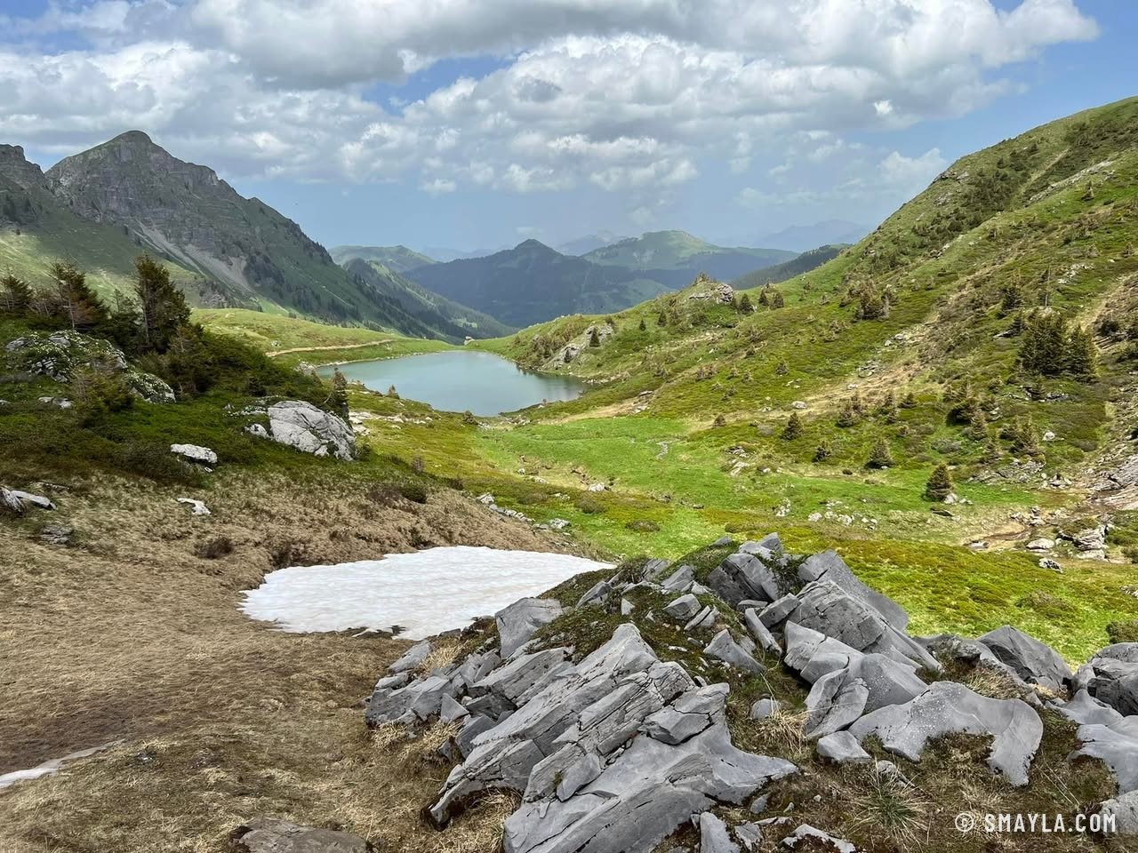 Le Lac Vert dans son vallon