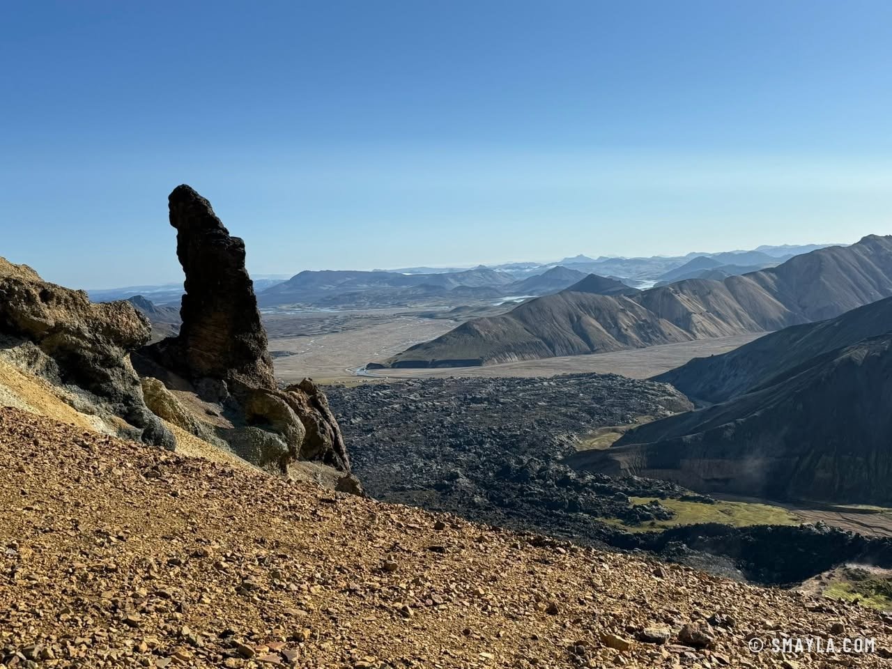 View from the detour