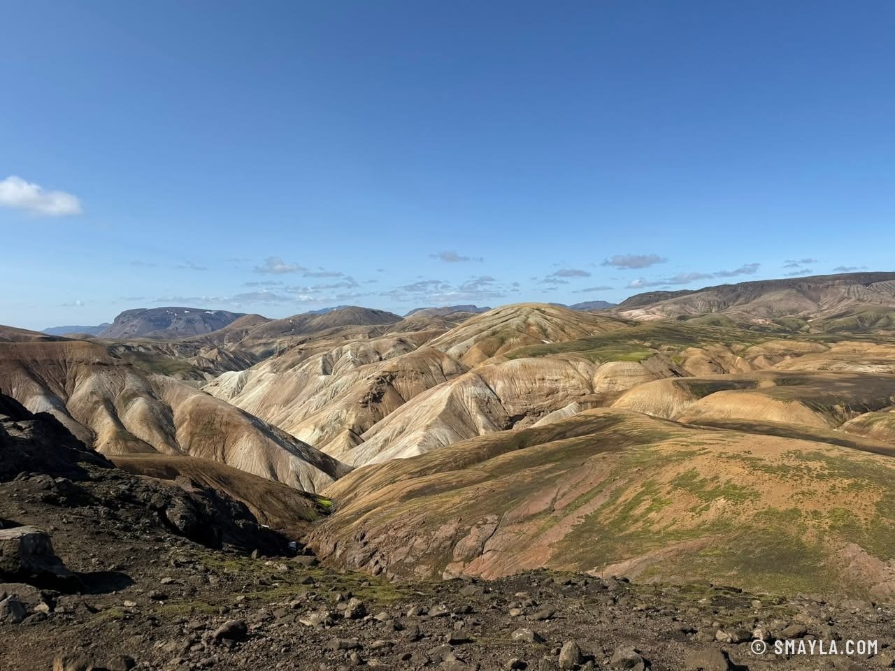 Rhyolite mountains