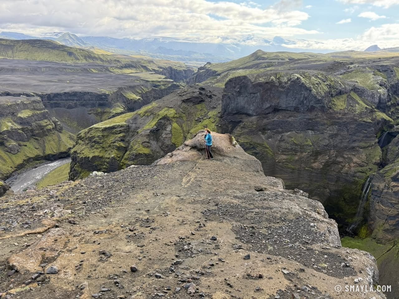 The Markarfljótsgljúfur canyon