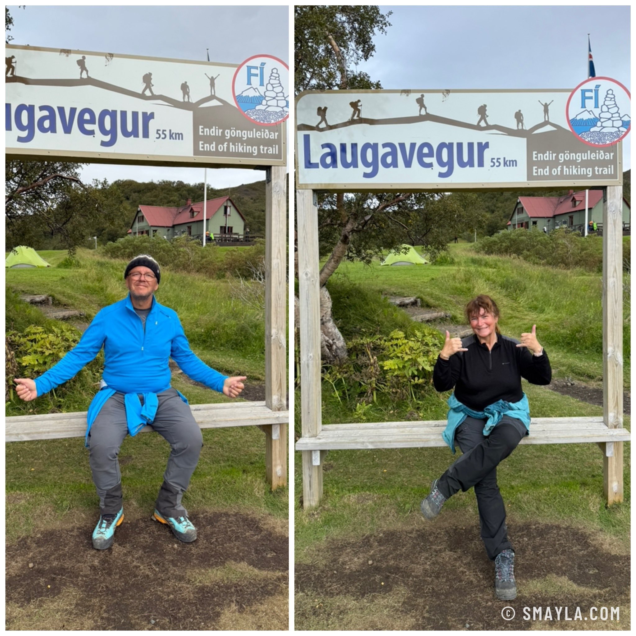 The official end of the Laugavegur