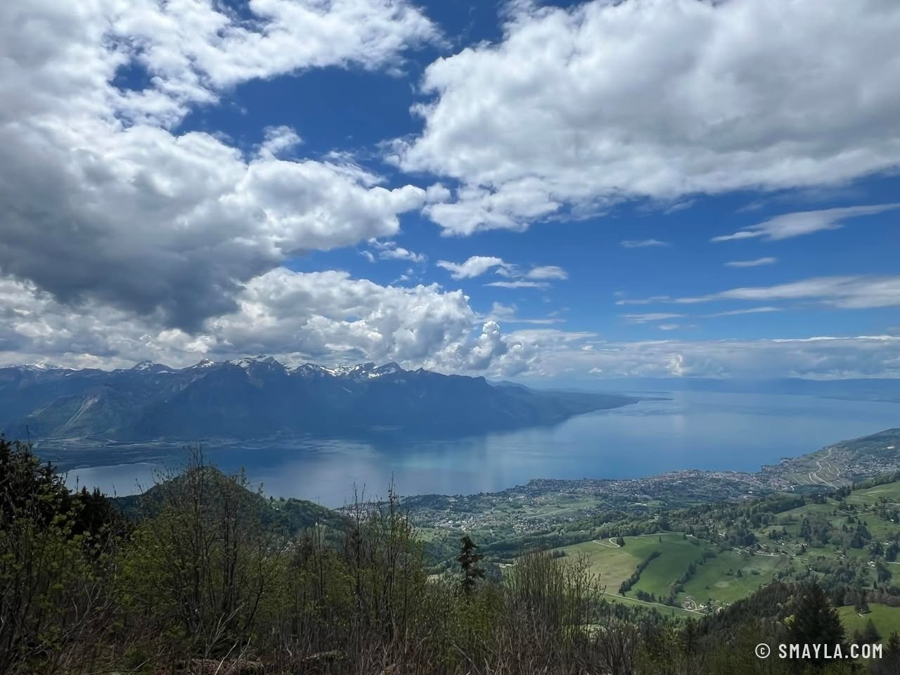 Lake Geneva from the climb